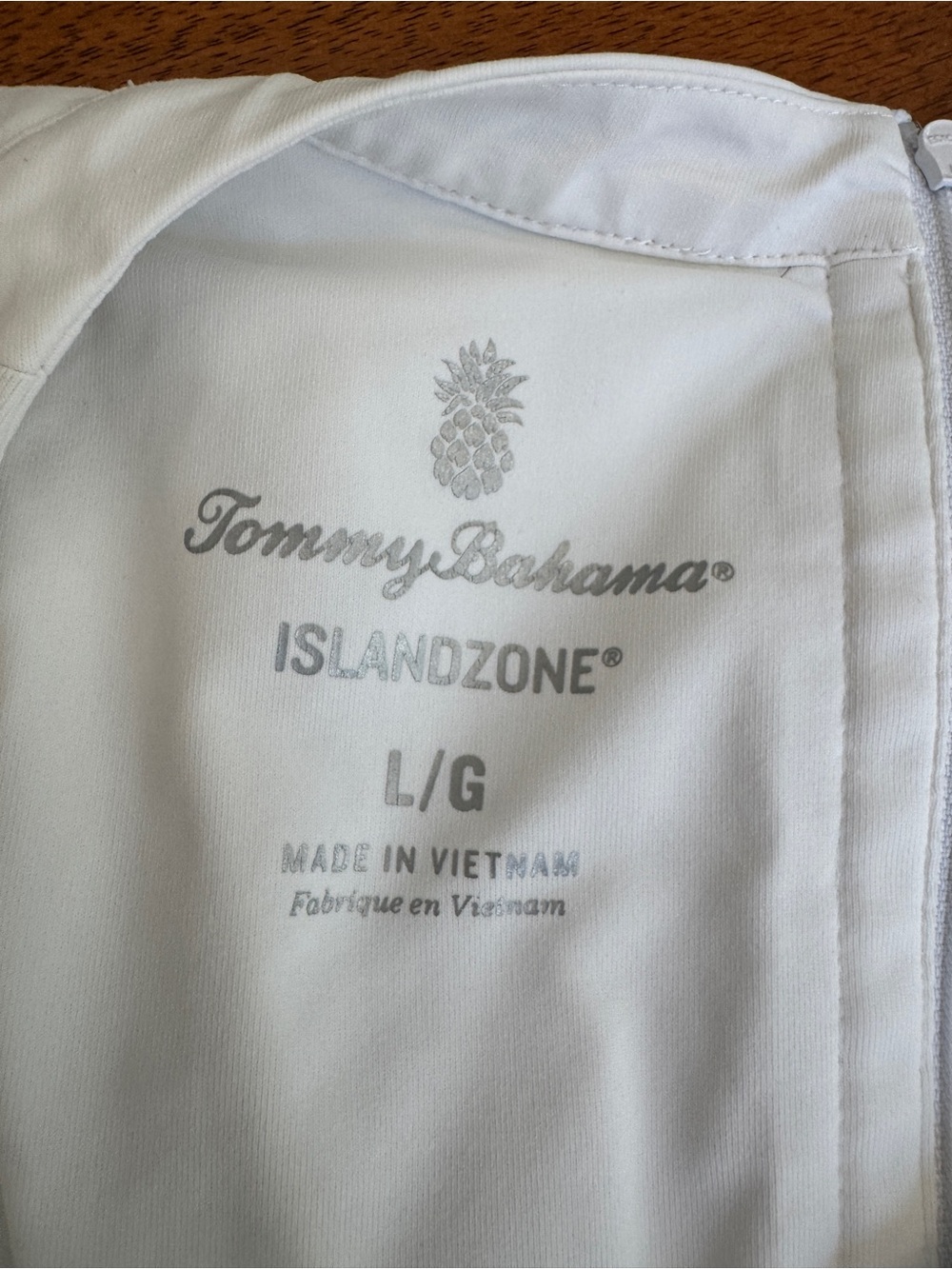 Tommy Bahama IslandZone Tennis Dress Large White Built In Shorts Pickleball - Picture 4 of 9